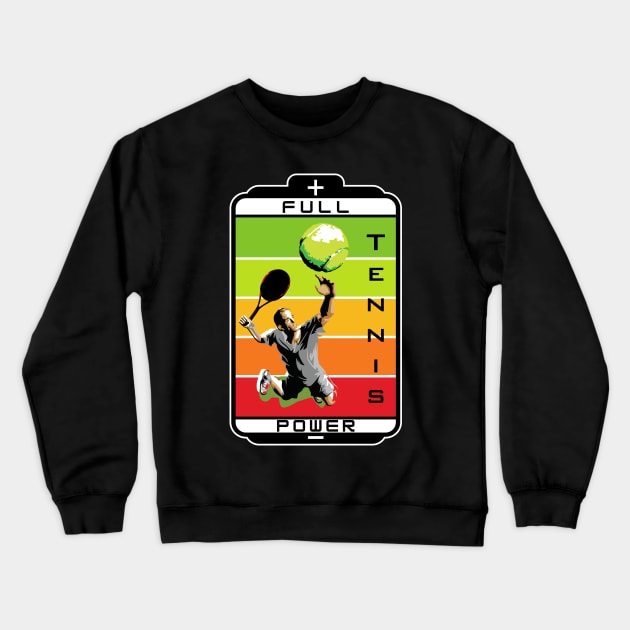 Tennis Full Power Crewneck Sweatshirt by UMF - Fwo Faces Frog